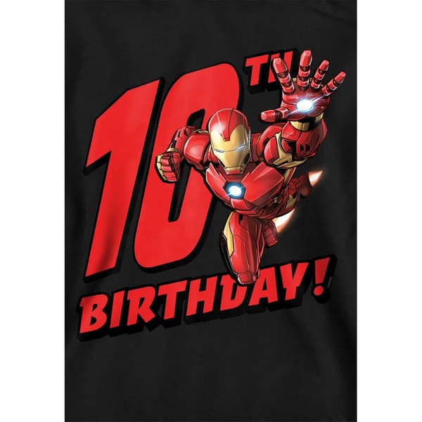 Marvel Barn/Barn Iron Man 10-årsdag Huvtröja 9-11 År Black 9-11 Years