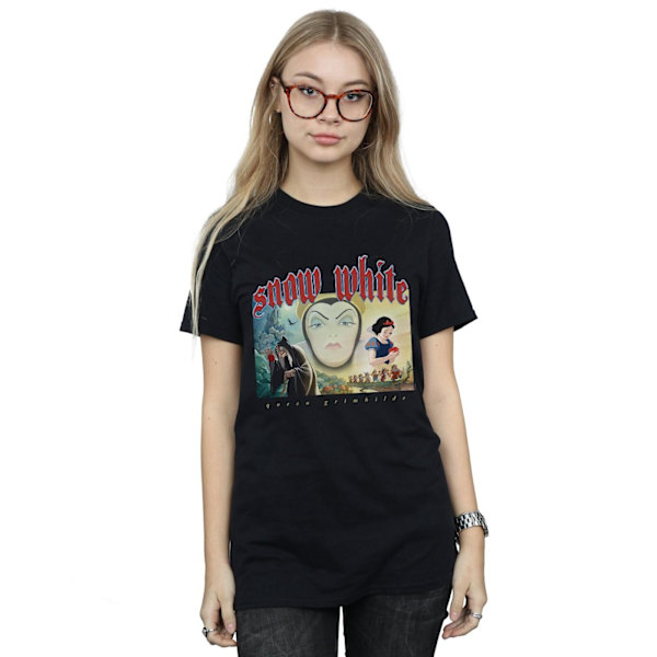 Disney Dam/Kvinnor Snövit Och Drottning Grimhilde Bomull Pojkvän Black XL