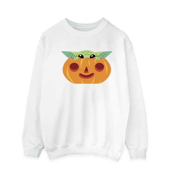 Star Wars Herr Grogu Pumpa Sweatshirt 4XL Vit White 4XL