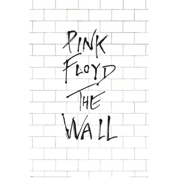 Pink Floyd The Wall Poster One Size Vit/Svart White/Black One Size