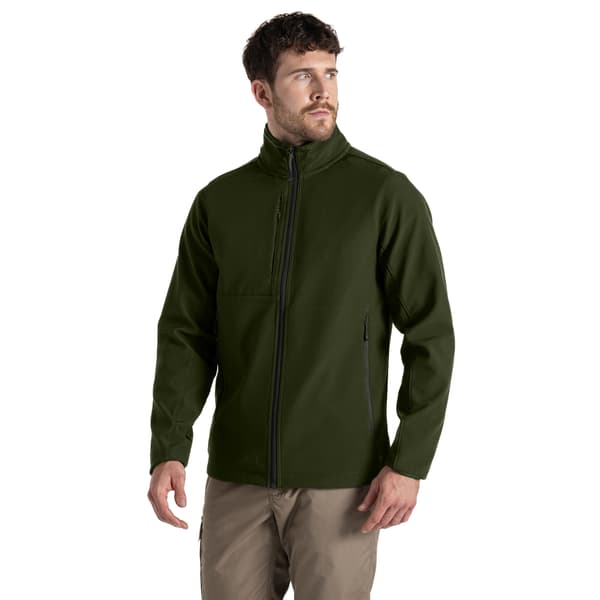 Craghoppers Expert Basecamp Soft Shell Jacka L Dark Cedar för män Dark Cedar L