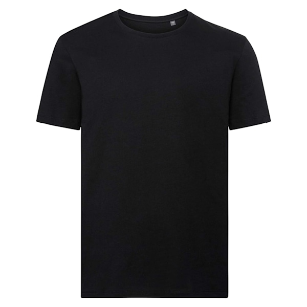 Russell Herr Pure Organic Kortärmad T-shirt M Svart Black M