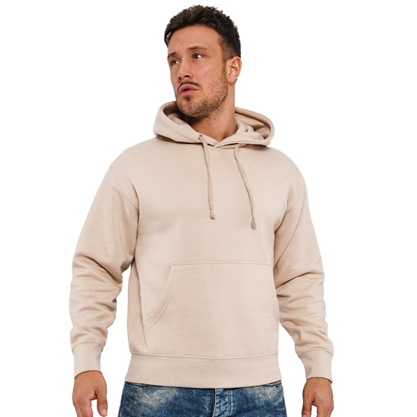 Casual Classics Herr Ringspun Bomulls Hoodie M Sand Sand M