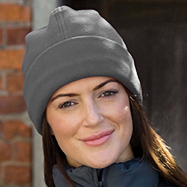 Result Unisex Winter Essentials Active Fleece Ski Bob Hat S Grå Grey S