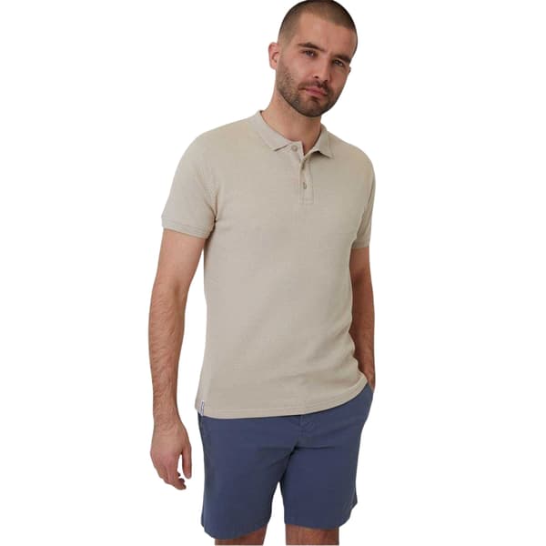 Threadbare Herr Rocco Kortärmad Pikétröja S Stone Stone S