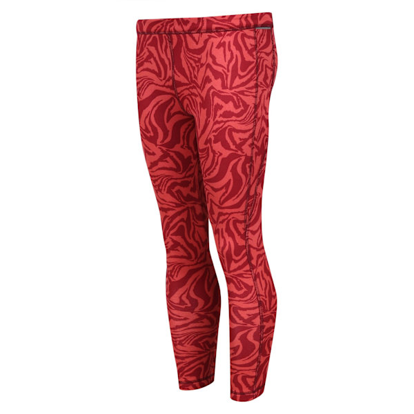 Regatta Barlia Zebra Print Vinterleggings för Barn/Barn 14 år Mineralröd Mineral Red 14 Years