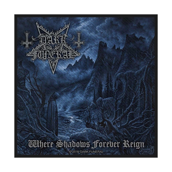 Dark Funeral Where Shadows Forever Reign Patch One Size Black Black One Size