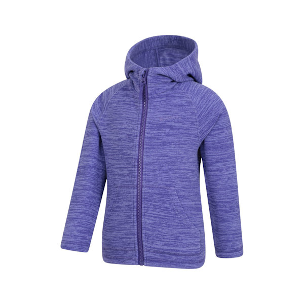 Mountain Warehouse Barn/Barn Snowdonia II Hoodie med Hel Dragkedja Purple 9-10 Years