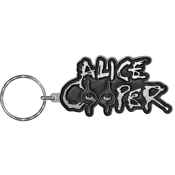 Alice Cooper Eyes Nyckelring One Size Svart/Grå Black/Grey One Size