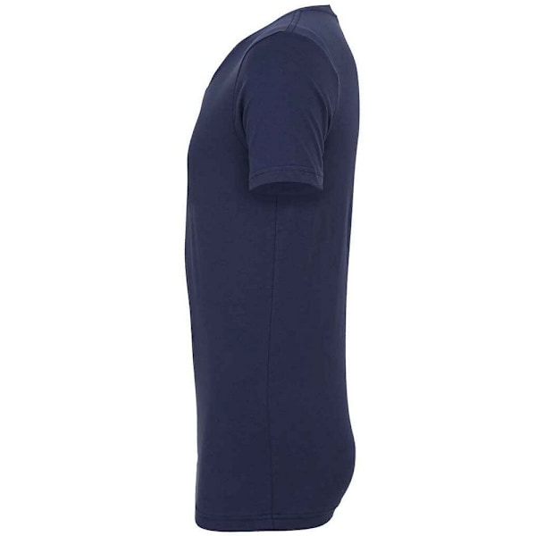 Bella + Canvas Unisex V-ringad T-shirt för vuxna i marinblå Navy M