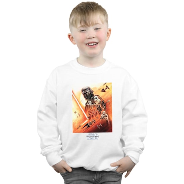 Star Wars: The Rise of Skywalker Pojkar First Order Poster Sweatshirt White 9-11 Years