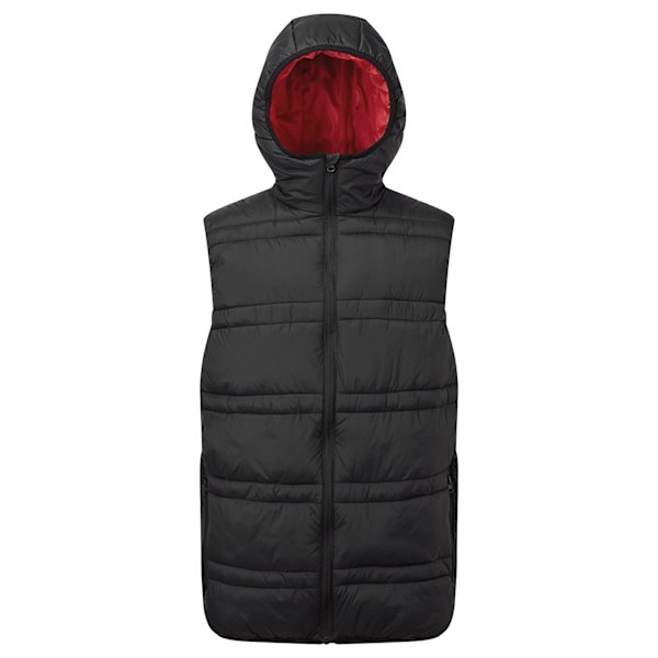 2786 Herr Latitude Huvtröja Body Warmer S Svart/Röd Black/Red S