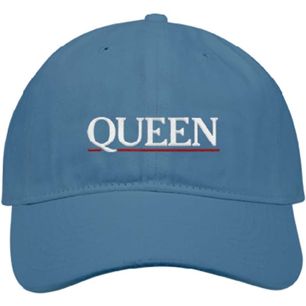 Queen Underlined Logo Baseball Cap One Size Denim Blå Denim Blue One Size