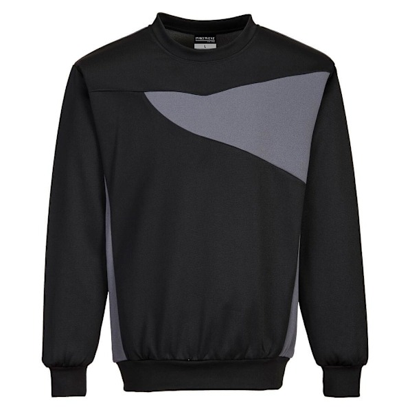 Portwest Herr PW2 Sweatshirt M Svart/Zoom Grå Black/Zoom Grey M
