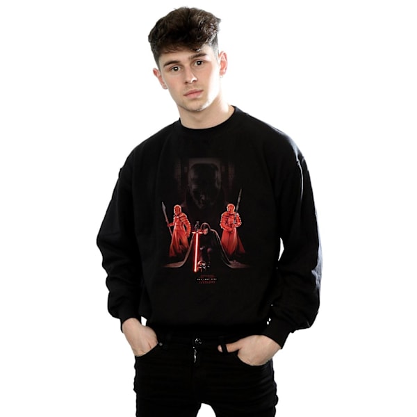 Star Wars Herr The Last Jedi Kylo Ren Knäböjande Sweatshirt XL Svart Black XL