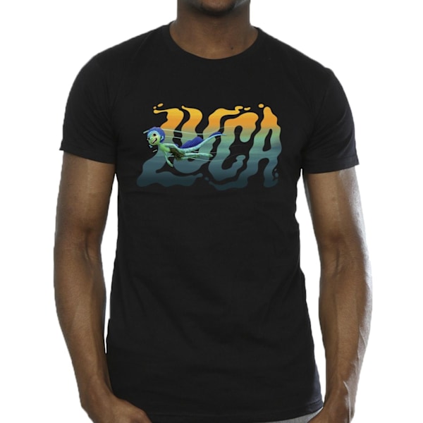 Disney Mens Luca Swim T-Shirt XXL Svart Black XXL