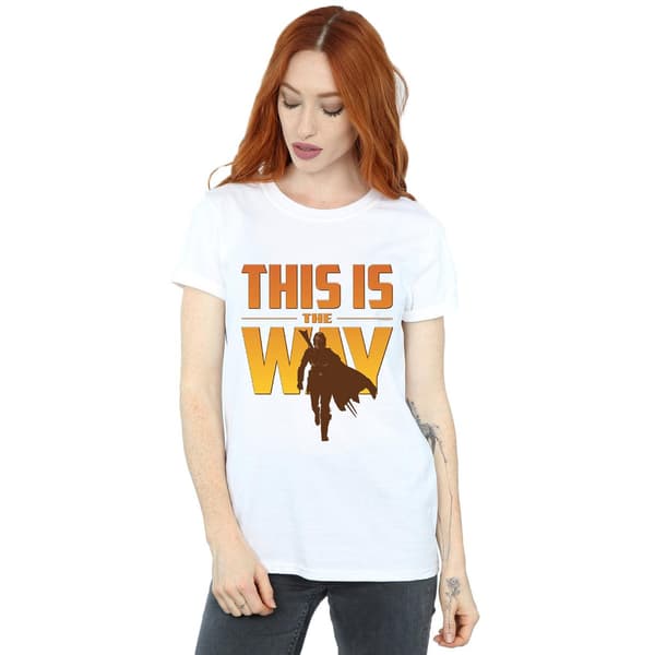 Star Wars Dam/Dam The Mandalorian This Is The Way Bomull White M