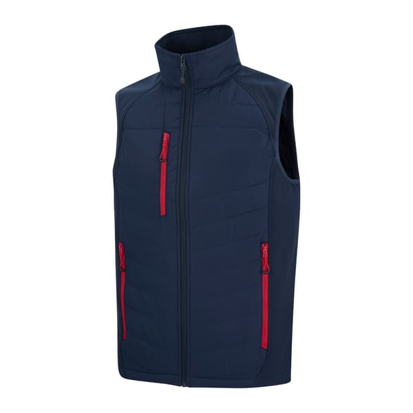 Regatta Herr Full Zip Gilet M Marinblå/Klassisk Röd Navy/Classic Red M
