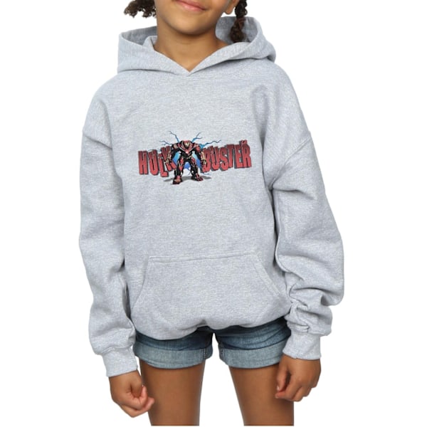 Marvel Girls Avengers Infinity War Hulkbuster 2.0 Hoodie 5-6 År Sports Grey 5-6 Years