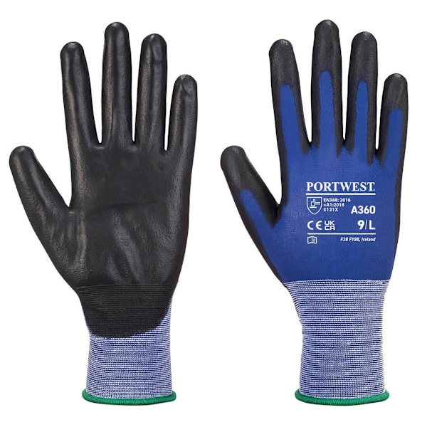 Portwest Unisex Adult A360 Senti Flex Handskar M Blå/Svart Blue/Black M