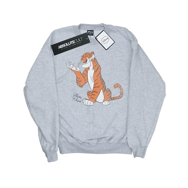 Disney Herr The Jungle Book Classic Shere Khan Sweatshirt 3XL H Heather Grey 3XL