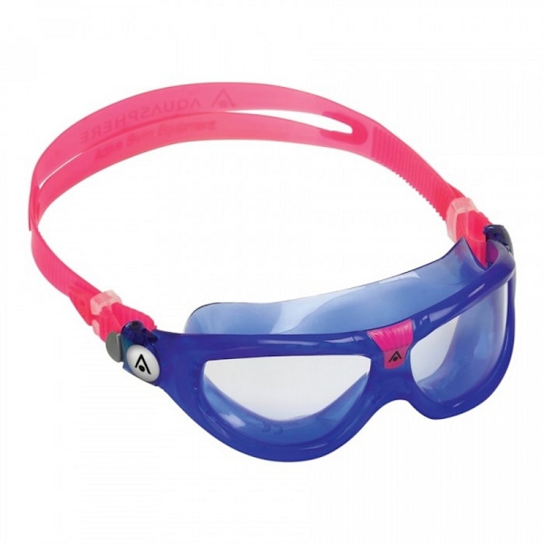 Aquasphere Seal 2 Simglasögon för barn, transparenta, en storlek Blue/Pink One Size