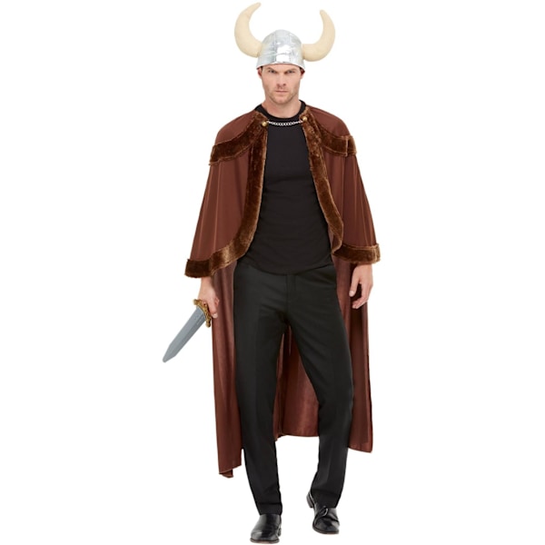 Smiffys Vikingdräkt för män One Size Brun/Silver Brown/Silver One Size