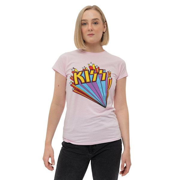 Kiss Dam/Dam Stars T-shirt M Rosa Pink M