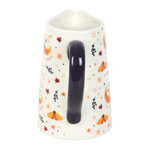 Something Different Autumn Magic Harvest Moon Keramisk Blomsterkanna White/Orange One Size