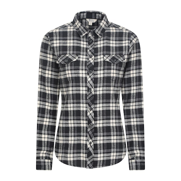 Mountain Warehouse Dam/Damer Willow Flanellskjorta 12 UK Bla Black 12 UK