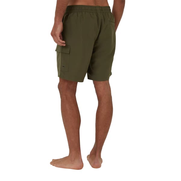 Threadbare Badshorts för män, avslappnad passform, S R Khakigrön Khaki Green S R