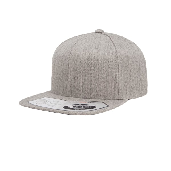 Yupoong Flexfit Unisex 110 Plain Fitted Snapback Cap En one size H Heather Grey One size