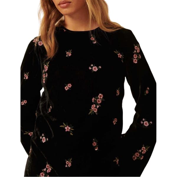 Nobody´s Child Dam Saravejo Broderad Miniklänning 8 Black 8 UK