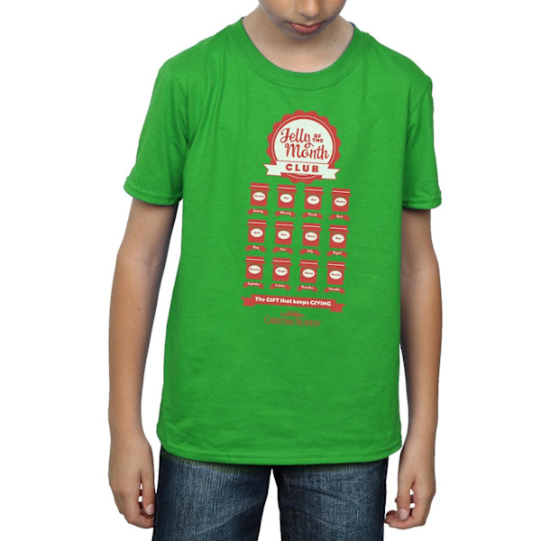 National Lampoon's Christmas Vacation Boys Jelly Club T-Shirt 9 Irish Green 9-11 Years