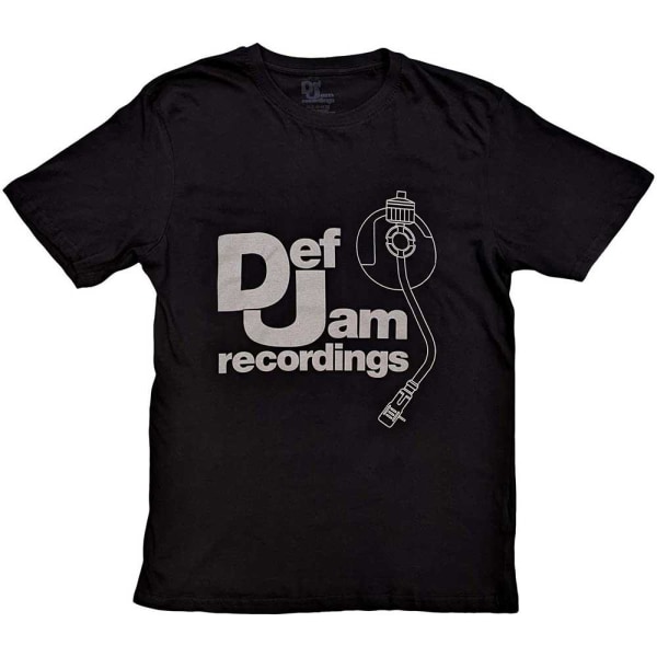 Def Leppard Unisex Vuxen Logotyp bomull T-shirt L Svart Black L