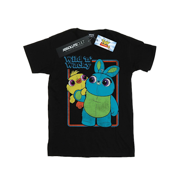 Disney Mens Toy Story 4 Duck And Bunny Wild And Wacky T-Shirt 4 Black 4XL