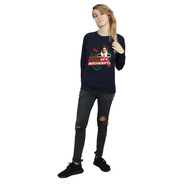 Elf Dam/Dam Son Of A Nutcracker Sweatshirt S Marinblå Navy Blue S