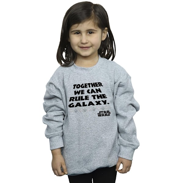 Star Wars Girls Together We Can Rule The Galaxy Sweatshirt 12-1 Sports Grey 12-13 Years