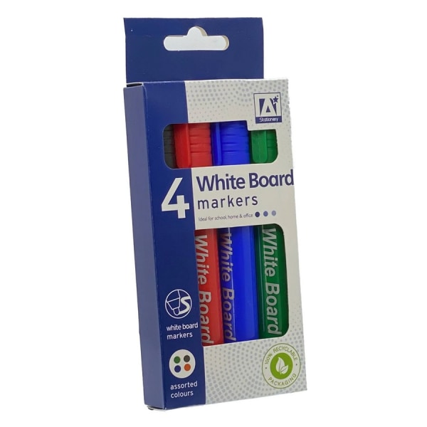 Anker Whiteboard-markörer (paket med 4) One Size Flerfärgad Multicoloured One Size