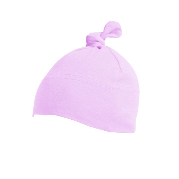 Babybugz Baby 1 Knot Plain Hat One Size Bubble Gum Rosa Bubble Gum Pink One Size