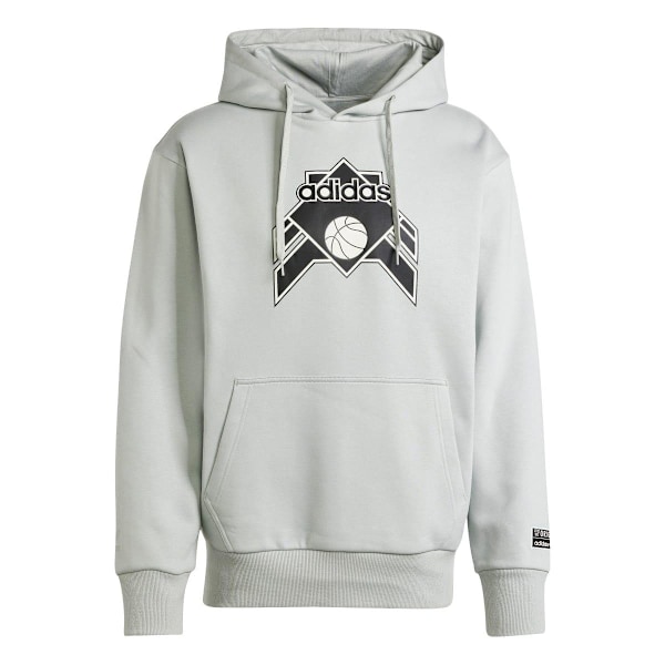 Adidas Herr Graphic Hoodie L Silver Silver L