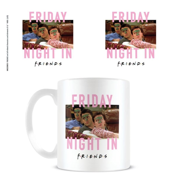 Friends Friday Night In Mug One Size Vit/Rosa/Brun White/Pink/Brown One Size