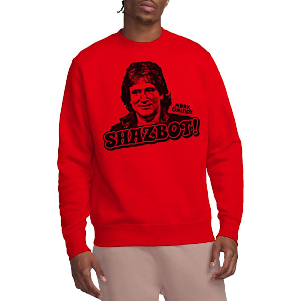 Mork And Mindy Unisex Vuxen Shazbot Sweatshirt L Röd Red L