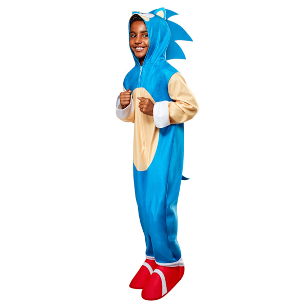 Sonic The Hedgehog Barn/Barnkläder Oversized Jumpsuit 11-13 År Blue/White/Beige 11-13 Years