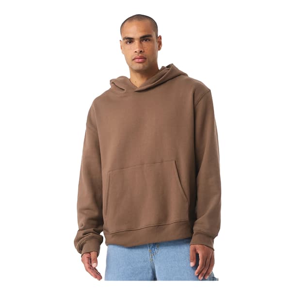 Bella + Canvas Dam/Dam Tungvikts Pullover Hoodie M Vint Vintage Brown M
