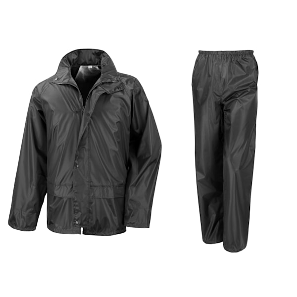 Result Herr Core Regnställ (Byxor Och Jacka Set) XL Svart Black XL