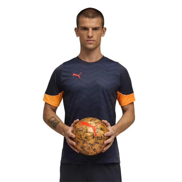 Puma Herr IndividualCUP Fotbollströja M Marinblå/Orange Navy/Orange M
