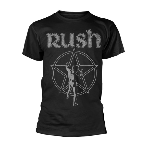 Rush Unisex Adult Starman T-Shirt S Svart Black S