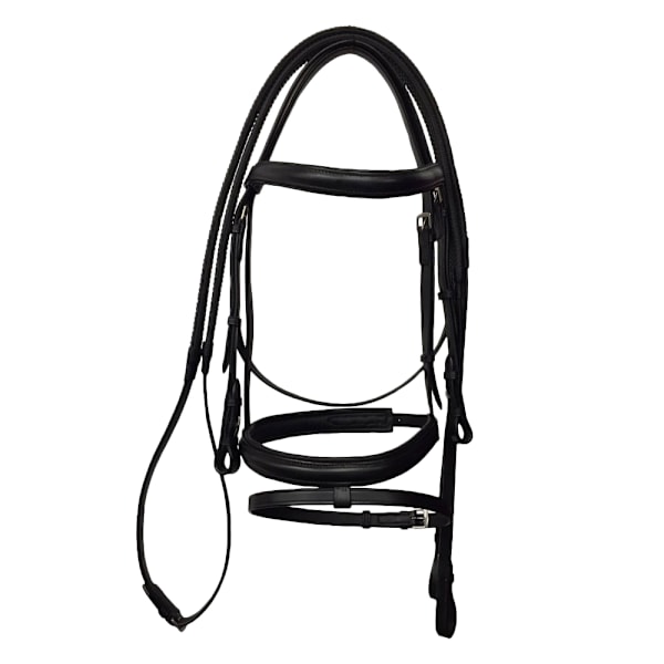 Kincade Läder Flash Bridle II Warmblood Svart Black Warmblood
