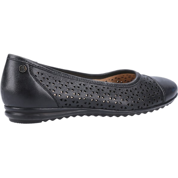 Hush Puppies Dam/Dam Leah Ballerina Läderpump 4 UK Bla Black 4 UK